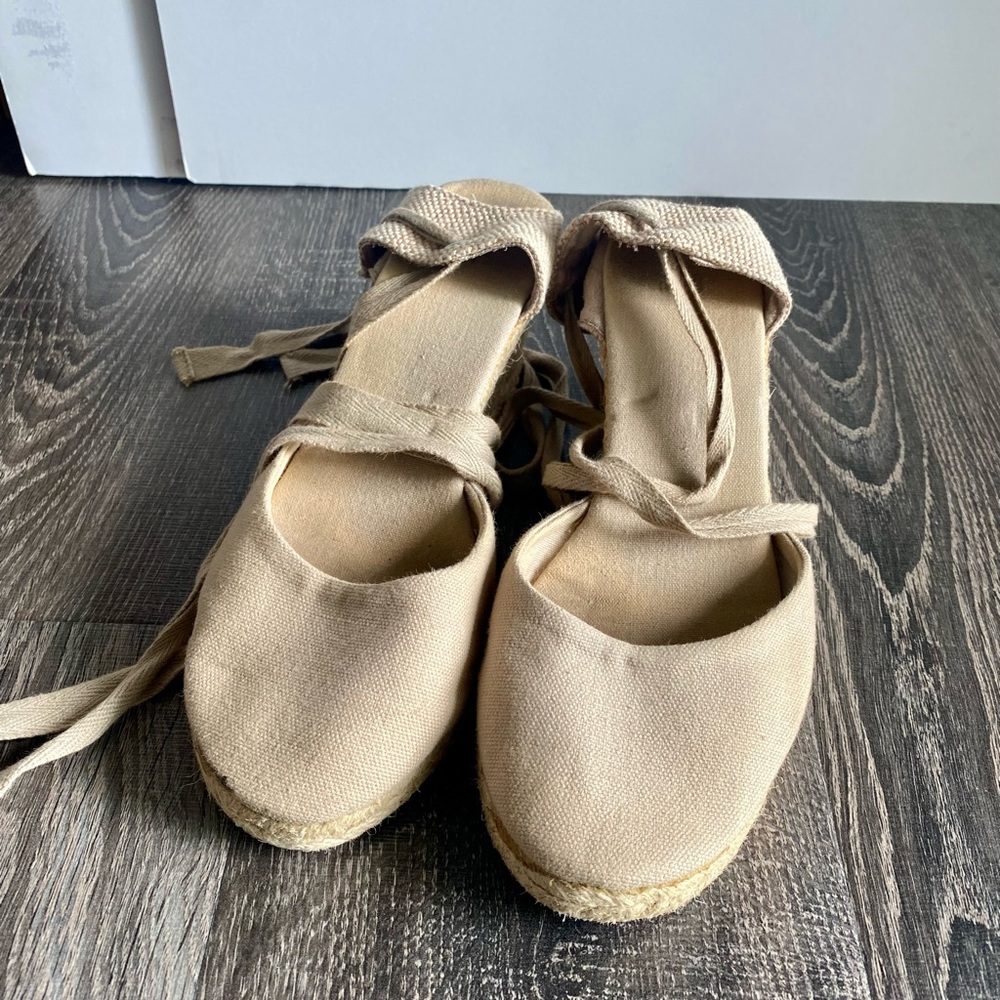 GAP lace up espadrilles
